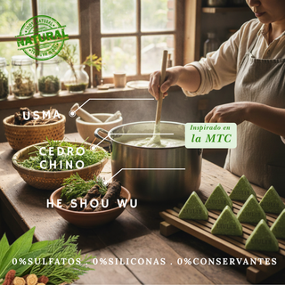 JABÓN CAPILAR HERBAL｜Inspirado en la Medicina Tradicional China