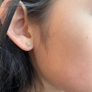 Weiwei Aretes Piercing [Plata 925] [5 Capas de Oro 22K] joyería