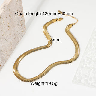 Kiara Collar de Acero Inoxidable 316L joyería
