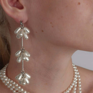 Lluvia de Perlas Aretes
