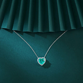 Clara Collar de Piedra Paraíba de Laboratorio joyería