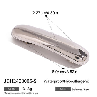Jessica Hair Clips pinza Pinza Acero Inoxidable 316L