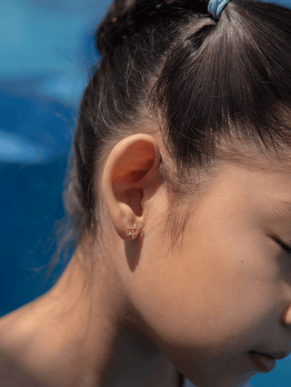 Estrella Aretes Piercing de Plata 925 joyería