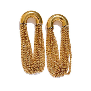 Hebe Aretes de Acero Inoxidable 316L joyería