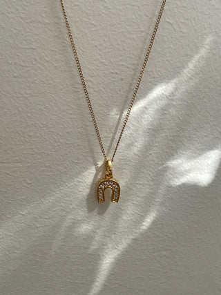 Matti Collar de Figura de Herradura con Circonitas joyería