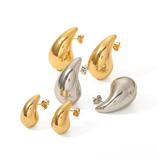 Veneta Aretes De Acero inoxidable 316L joyería