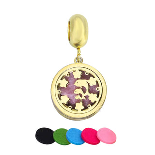 NUMLOVE Pulsera Personalizada con números, charms y difusor de perfume