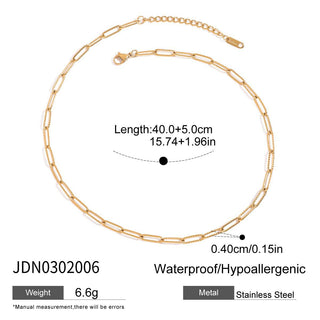 PREVENTA| FLAVIA NECKLACE ACERO INOXIDABLE