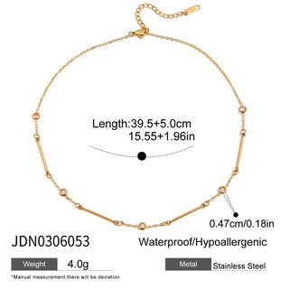 PREVENTA| FLAVIA NECKLACE ACERO INOXIDABLE