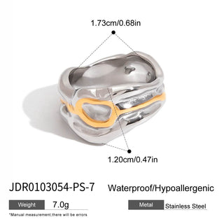 PREVENTA| GILDA RING ACERO INOXIDABLE