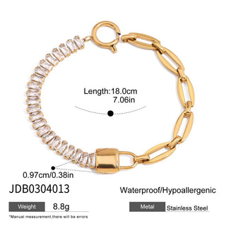 PREVENTA| GWEN BRACELET, RING ACERO INOXIDABLE