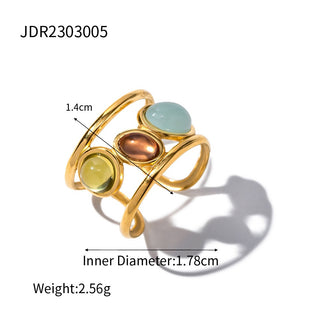 PREVENTA| GWEN BRACELET, RING ACERO INOXIDABLE