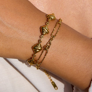 PREVENTA|GAYA  NECKLACE , BRACELET ACERO INOXIDABLE