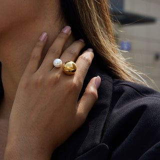 PREVENTA|  ILEANA RING ACERO INOXIDABLE
