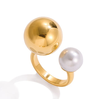 SOBREPEDIDO|  ILEANA RING ACERO INOXIDABLE