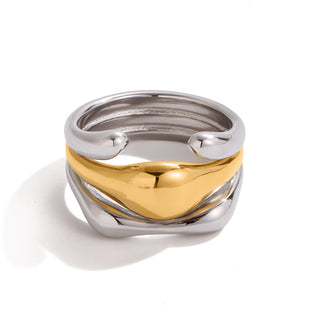 SOBREPEDIDO| IRINA RING ACERO INOXIDABLE