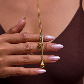 PREVENTA| JAZMIN NECKLACE ACERO INOXIDABLE