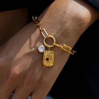 PREVENTA| JOELLE NECKLACE |BRACELET | EARRINGS ACERO INOXIDABLE