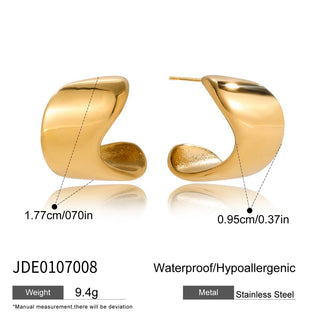 PREVENTA| JUNO EARRINGS ACERO INOXIDABLE