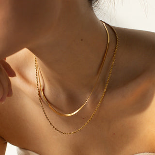 PREVENTA| MICHELLE NECKLACE ACERO INOXIDABLE