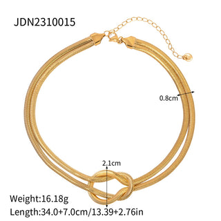 PREVENTA| MICHELLE NECKLACE ACERO INOXIDABLE