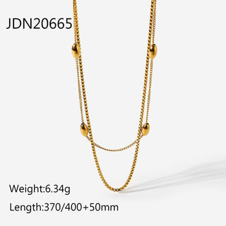 PREVENTA| MICHELLE NECKLACE ACERO INOXIDABLE