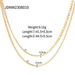 PREVENTA| MICHELLE NECKLACE ACERO INOXIDABLE