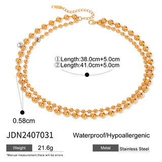 PREVENTA| MICHELLE NECKLACE ACERO INOXIDABLE