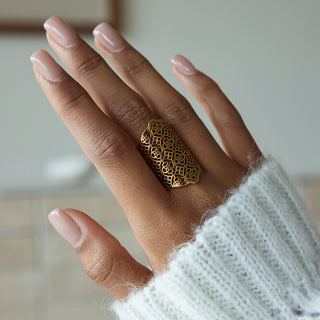 PREVENTA| MARICELA RING ACERO INOXIDABLE