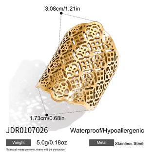 PREVENTA| MARICELA RING ACERO INOXIDABLE