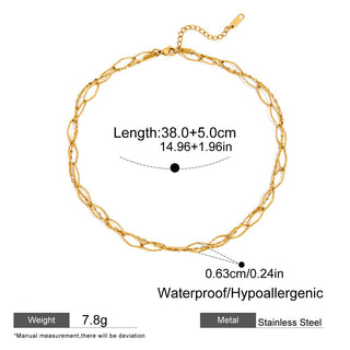 PREVENTA | ANA NECKLACE ACERO INOXIDABLE