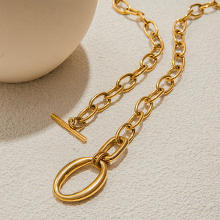 PREVENTA | BOLIVIA NECKLACE STATEMENT de Doble vuelta ACERO INOXIDABLE
