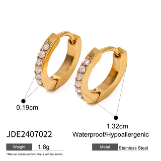 PREVENTA|Bertha EARRINGS ACERO INOXIDABLE