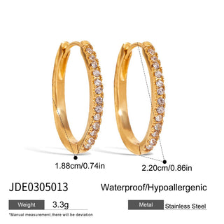 PREVENTA|Bertha EARRINGS ACERO INOXIDABLE