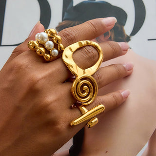 PREVENTA|  HODA RING ACERO INOXIDABLE