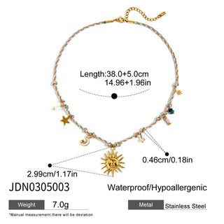 PREVENTA|  HANIA NECKLACE ACERO INOXIDABLE
