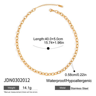 PREVENTA|  HANIA NECKLACE ACERO INOXIDABLE