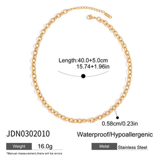 PREVENTA|  HANIA NECKLACE ACERO INOXIDABLE