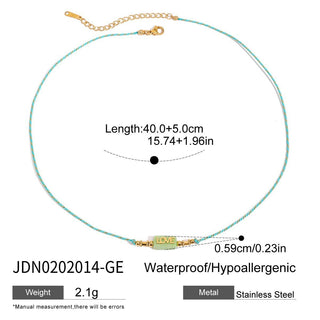 PREVENTA|  HANIA NECKLACE ACERO INOXIDABLE