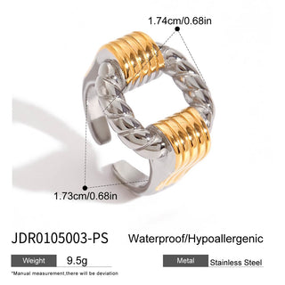 PREVENTA|  HANA RING ACERO INOXIDABLE
