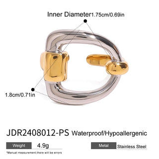 PREVENTA|  HANA RING ACERO INOXIDABLE