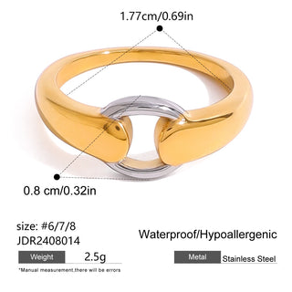 PREVENTA|  HANA RING ACERO INOXIDABLE