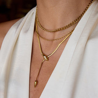 PREVENTA|AMARAI NECKLACE ACERO INOXIDABLE