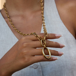PREVENTA|AMIRA NECKLACE ACERO INOXIDABLE