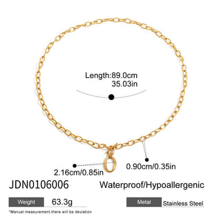 PREVENTA|AMIRA NECKLACE ACERO INOXIDABLE
