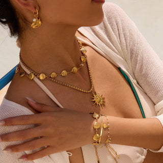 PREVENTA| ATLANTIS BRACELET, NECKLACE, EARRINGS ACERO INOXIDABLE