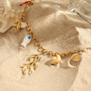 PREVENTA|  BARBARA NECKLACE ACERO INOXIDABLE