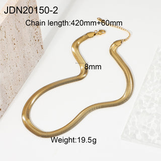 PREVENTA|  BARBARA NECKLACE ACERO INOXIDABLE