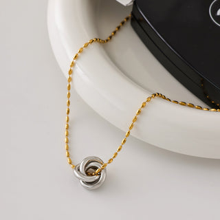 PREVENTA| BINDI NECKLACE R ACERO INOXIDABLE