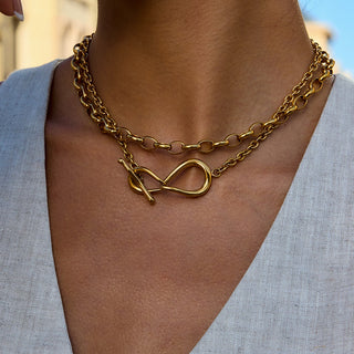 PREVENTA| BLOSSOM NECKLACE ACERO INOXIDABLE